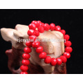 China Jewelry decorative porcelain red crystal rondelle beads wholesale beads